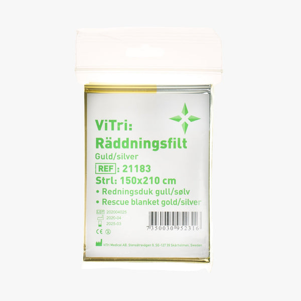 Vitri Räddningsfilt Aluminium 150 x 210 cm