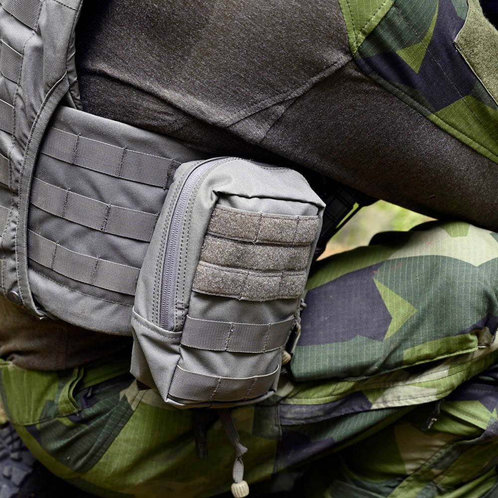 Snigel Oyster Pouch X-Small - Fällbar Minificka (Grå)