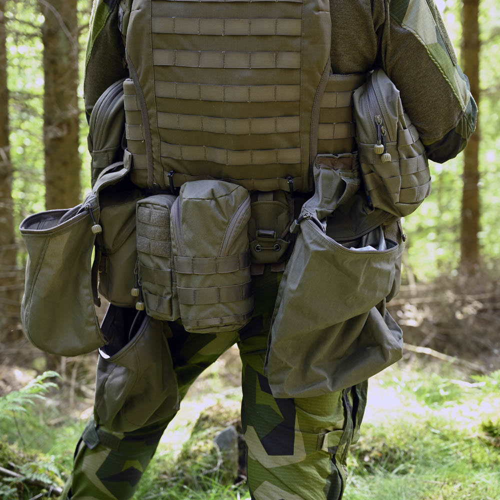 Snigel Oyster Pouch Medium - Fällbar Organiseringsficka (Grå)