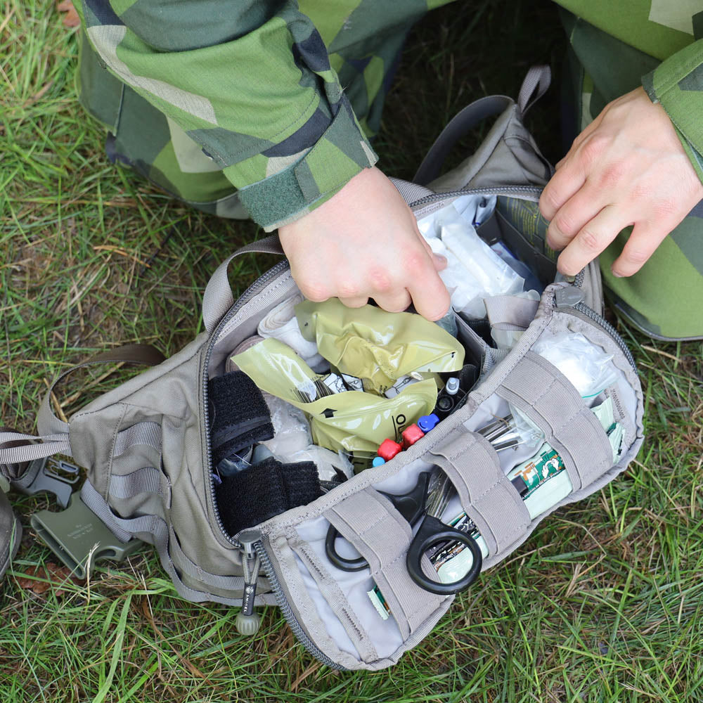 Snigel 6L Funny Pack - Mångsidig Patrullväska (Grå)
