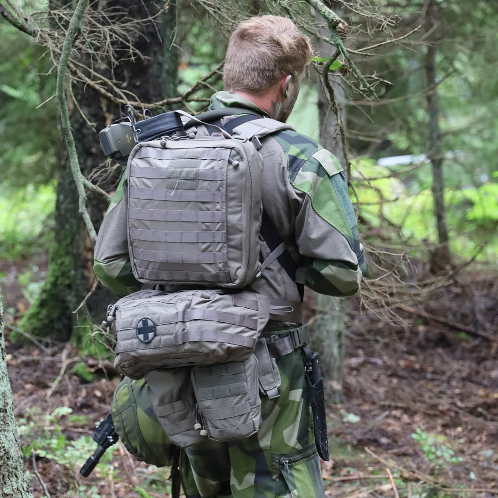 Snigel 6L Funny Pack - Mångsidig Patrullväska (Grå)