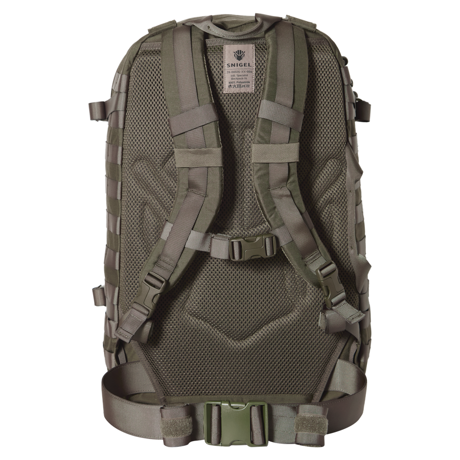 Snigel Specialist Backpack 40L – modulär uppdragsryggsäck, grå