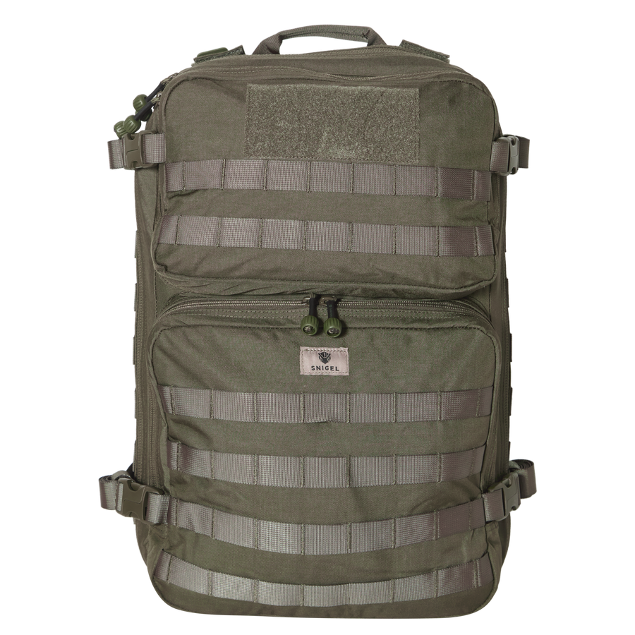 Snigel Specialist Backpack 30L – modulär insatsryggsäck, grå