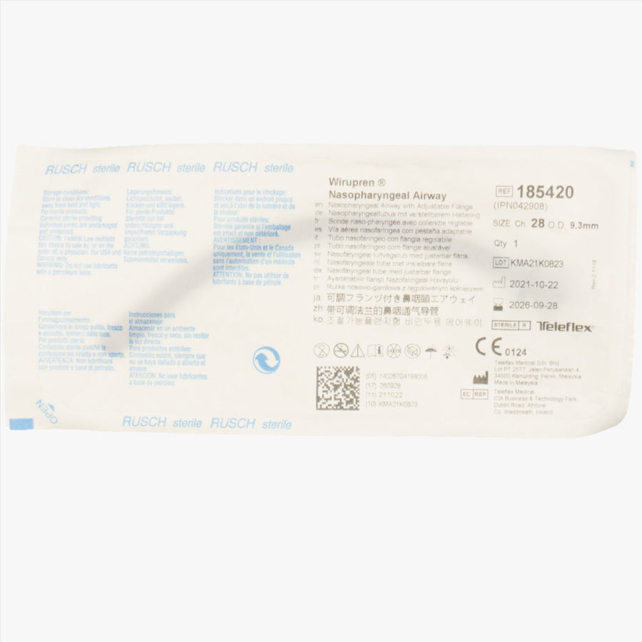 Nästub Rüsch 28F enlumen latexfri small 5-pack
