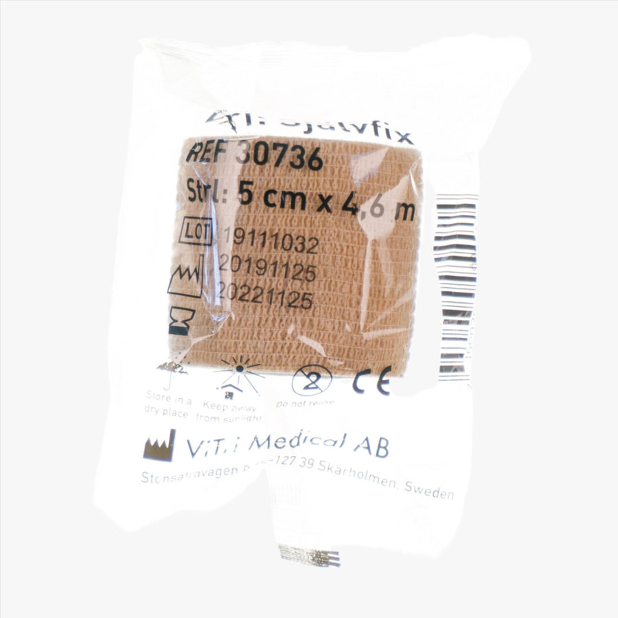 Vitri Självfix Elastisk Binda Självhäftande 5 cm x 4,6 m