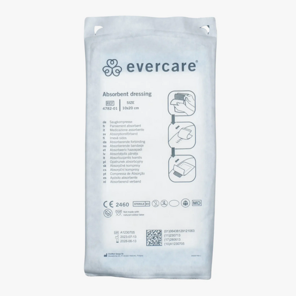 Evercare Absorberande Förband Sterilt 10 x 20 cm