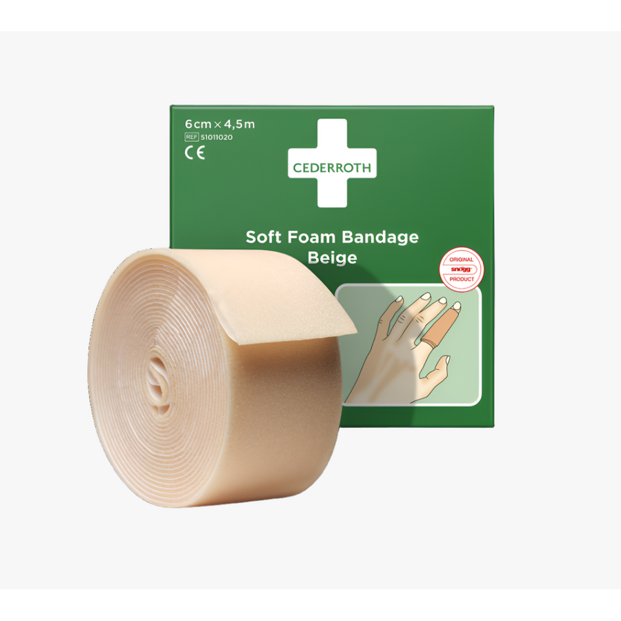 Cederroth Soft Foam Bandage Blue 6 cm x 4,5 m