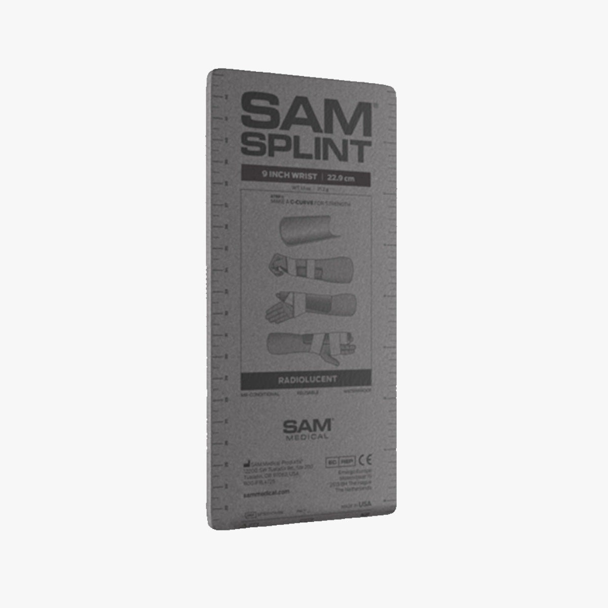 SAM Splint Charcoal Small 9" / 23 cm