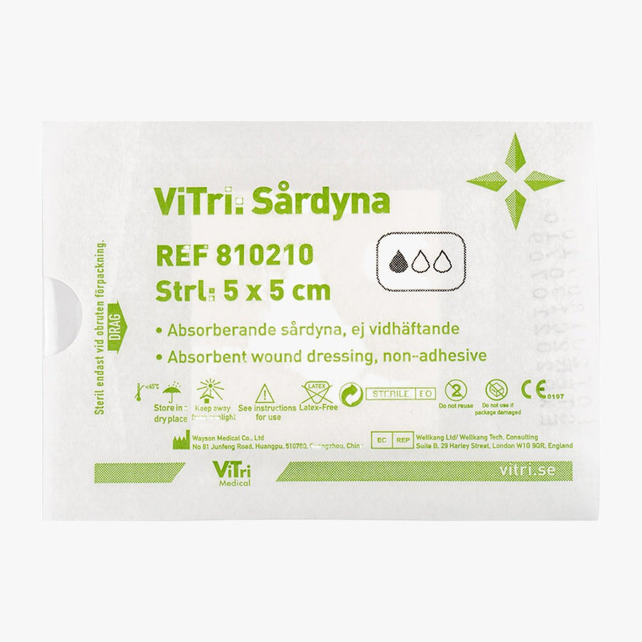 Vitri Kompress Steril 5 x 5 cm 50 st
