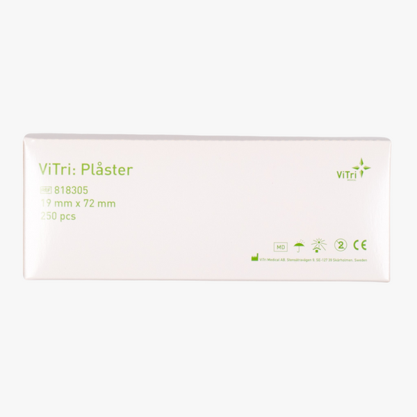 ViTri plåster – 1,9 × 7,2 cm beige nonwoven – 250 st
