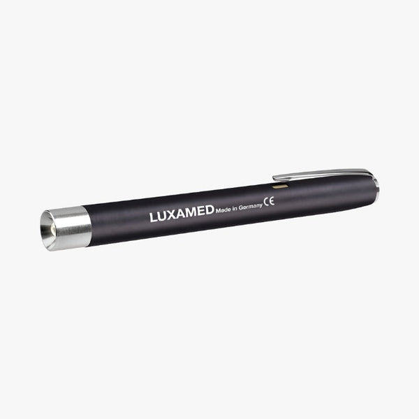 Pennlampa Luxamed — LED svart med batterier