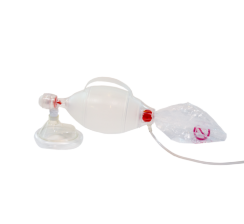 Ambu SPUR II Volwassene met patiëntventiel, drukbegrenzingsventiel 40cm H²O, zuurstofreservoir, disposable masker mt 5
