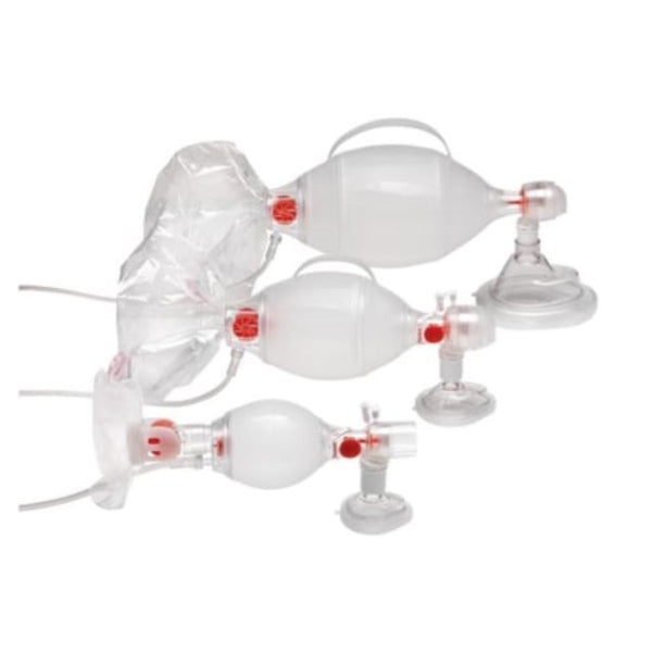 Ambu SPUR II Pediatrik med tryckbegränsande ventil och mask i storlek 0 och 1