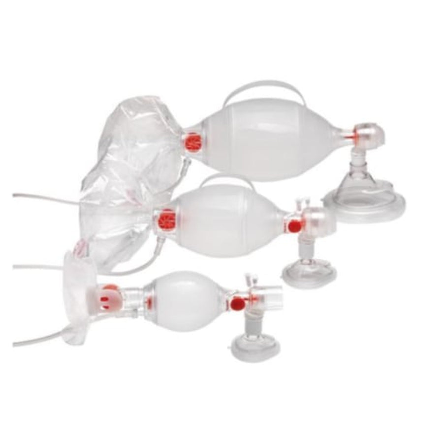 Ambu SPUR II Volwassene met patiëntventiel, drukbegrenzingsventiel 40cm H²O, zuurstofreservoir, disposable masker mt 5